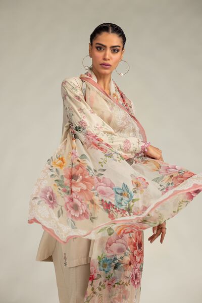 Embroidered | Mesuri | Mesuri Floral Dupatta | GBP 20.00