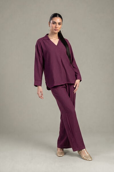 Dyed | Crepe | Solid Crepe Trousers | GBP 25.00