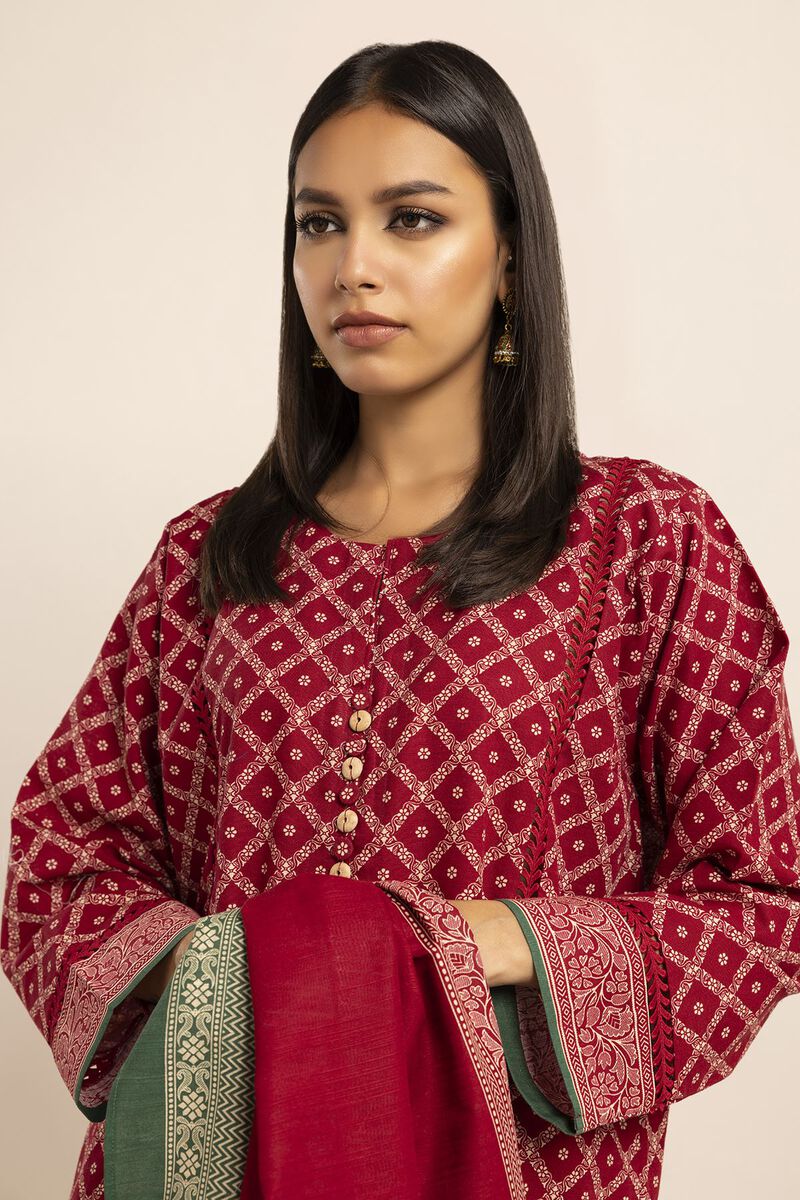 Printed | Khaddar | Fabrics 3 Piece | null