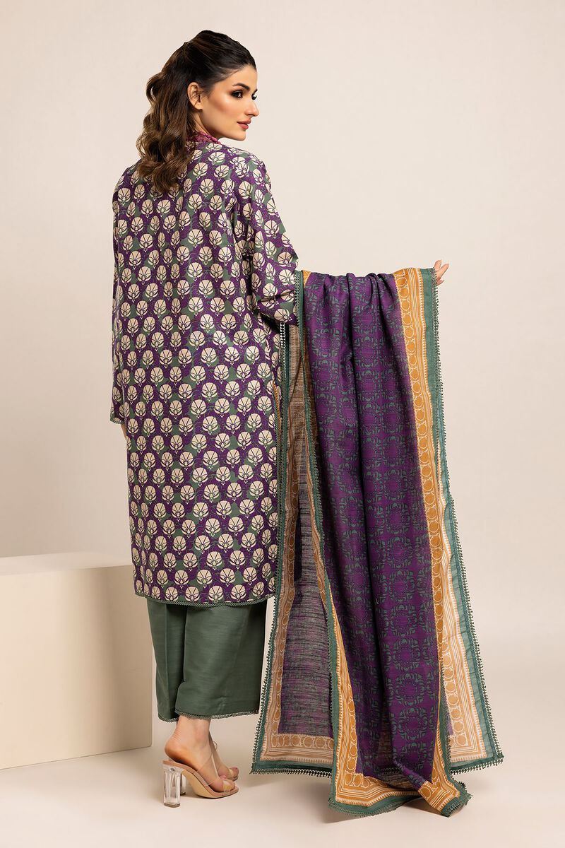 Printed | Light Khaddar | Fabrics 3 Piece | null