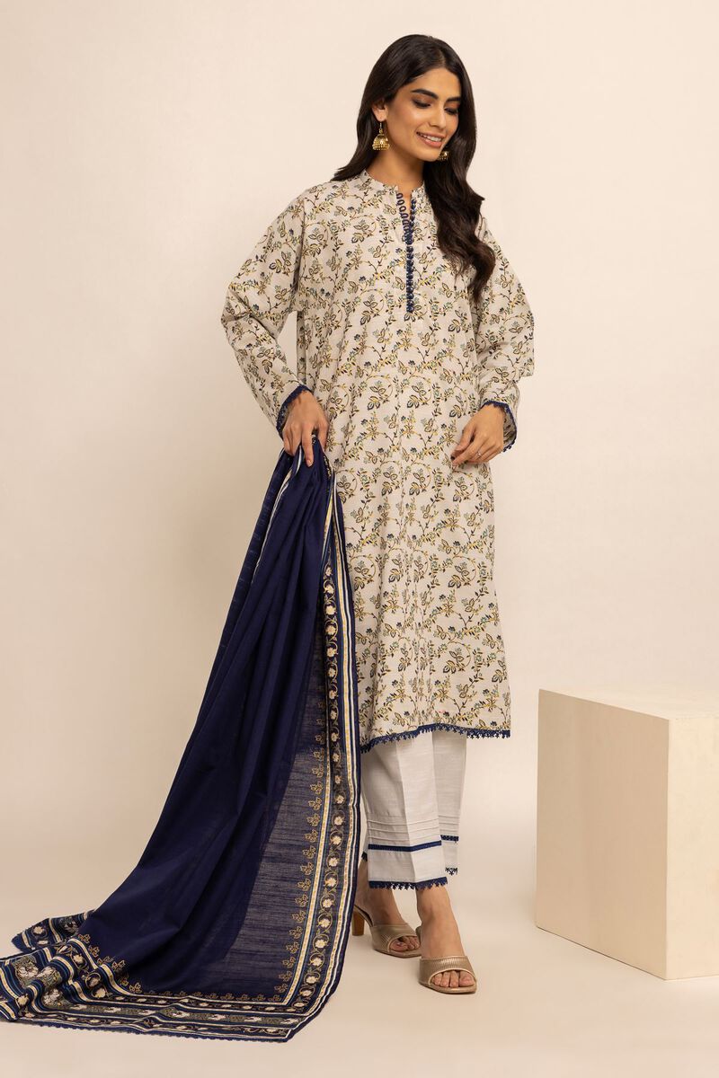 Printed | Khaddar | Fabrics 3 Piece | null