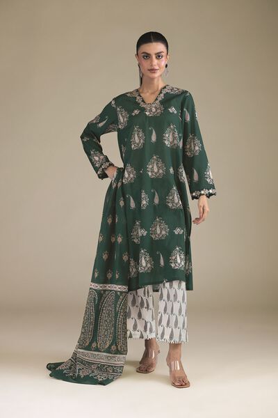Embroidered | Cambric | Fabrics 3 Piece | GBP 20.00