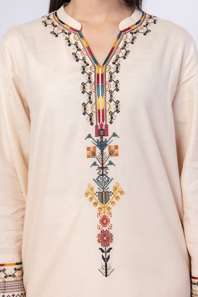Embroidered | Russian Raw Silk | Kurta | GBP 45.00