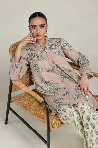Printed | Cambric | Short Floral Kurta | GBP 30.00
