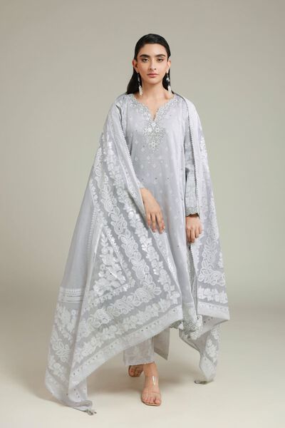 Embroidered | Cambric | Cambric Tailored 3-piece | GBP 70.00