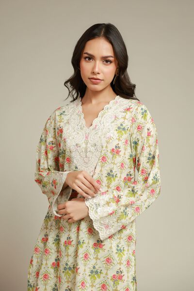 Embroidered | Cambric | Fabrics 2 Piece | GBP 25.00