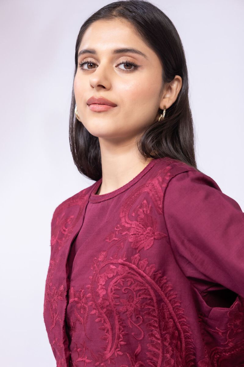 Printed | Khaddar | Waistcoat | null
