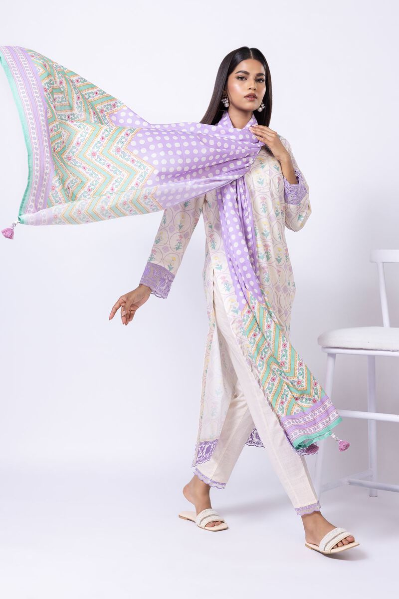 Printed | Slub Lawn | Dupatta | GBP 8.50