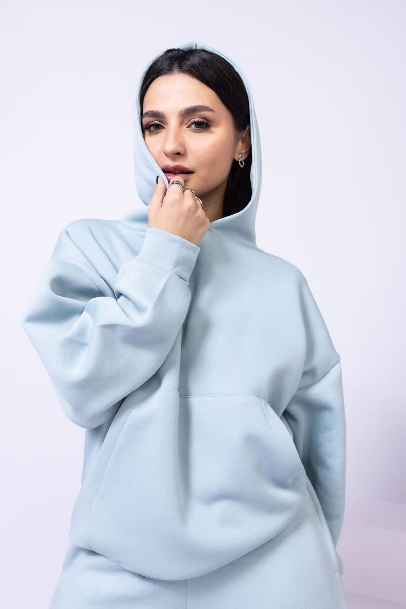 Printed | Cotton Polyester Fleece | Hoodie | GBP 4.50