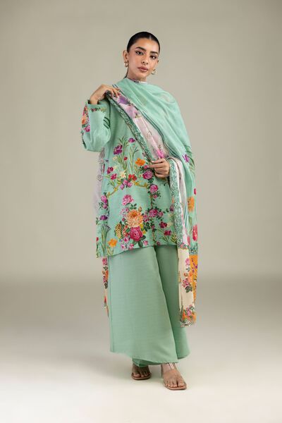 Printed | Cotton Dobby | Solid Cotton Pants | GBP 25.00