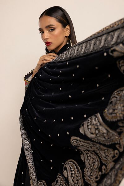 Shawl | Embroidered