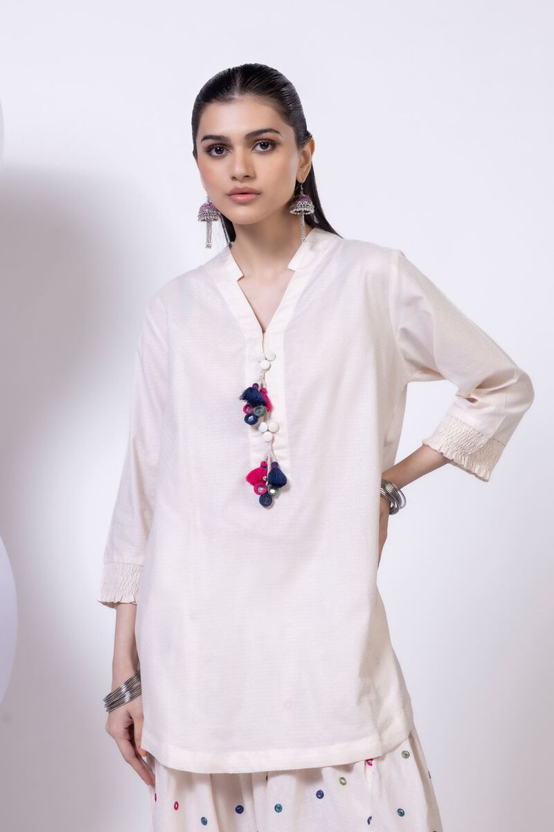 Dyed | Cotton Dobby | Kurta | GBP 25.00