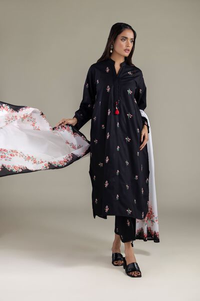 Embroidered | Lawn | Floral Tassel Dupatta | GBP 15.00