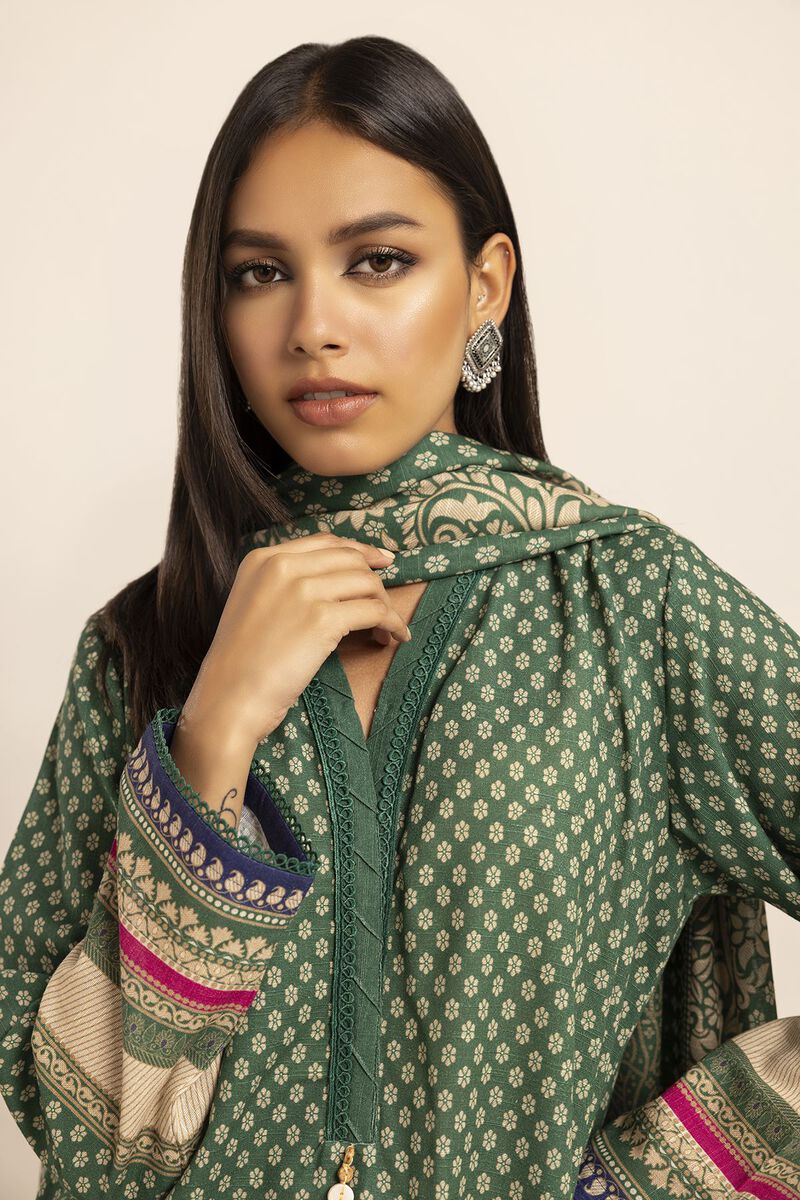 Embroidered | Light Khaddar | Fabrics 3 Piece | null