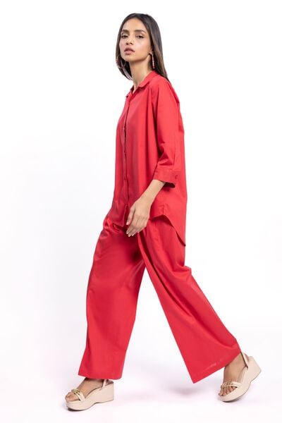 Trousers, RED, hi-res