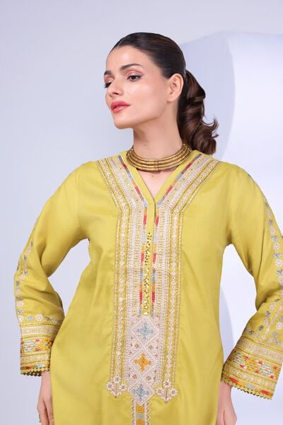 Embroidered | Russian Raw Silk | Kurta | GBP 45.00
