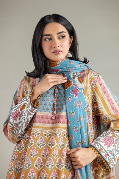 Printed | Cambric | Fabrics 3 Piece | GBP 30.00
