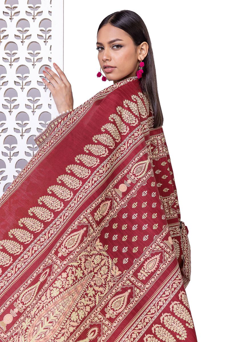 Buy Fabrics 3 Piece | 0.0 N/A | KN01-VG_RED | Khaadi United Kingdom