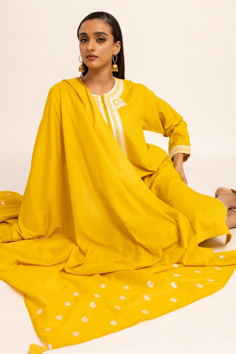 Dyed Embroidered | Lawn | Dupatta | Embroidered | null