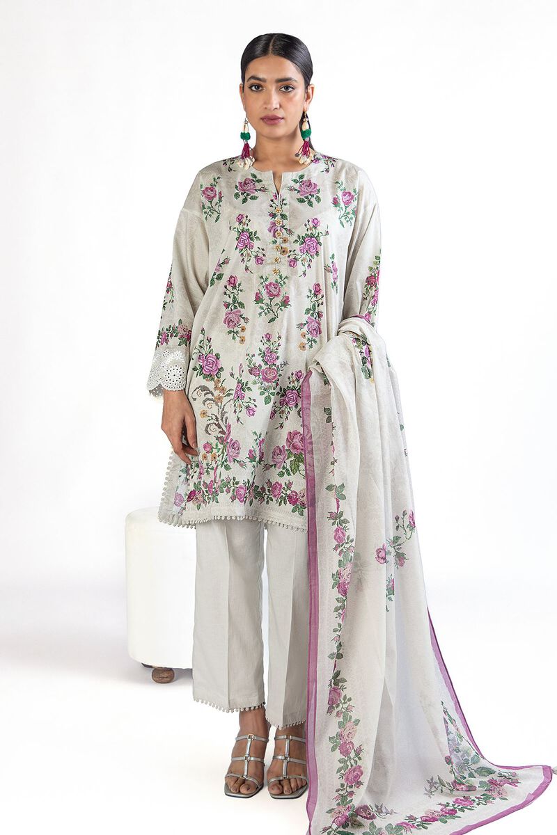 Embroidered | Lawn | Fabrics 3 Piece | null