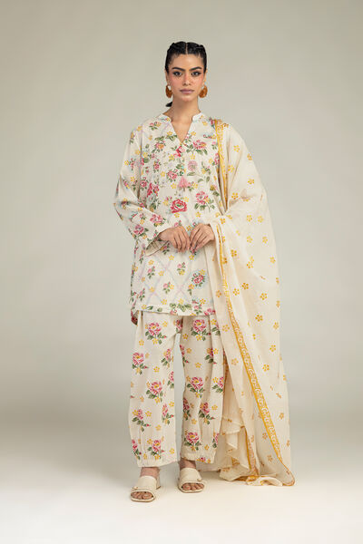 Printed | Cambric | Floral Cambric Shalwar  | GBP 25.00