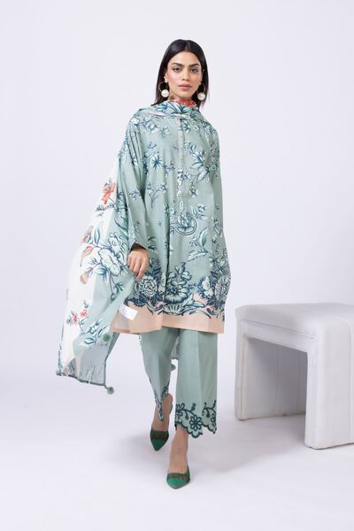 Embroidered | Crosshatch Poplin | Pants | GBP 8.50