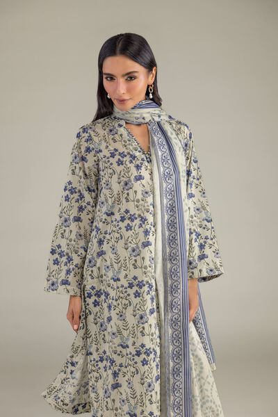 Printed | Cambric | Floral Longline Kurta | GBP 30.00