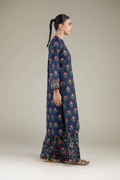 Printed | Cambric | Floral Navy Pants | GBP 25.00