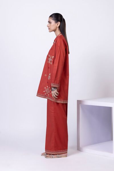 Embroidered | Cotton Dobby | Pants | GBP 17.00