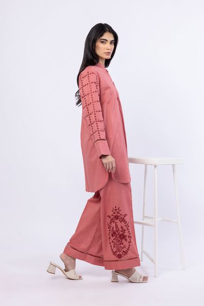 Embroidered | Linen Cotton | Pants | GBP 25.00