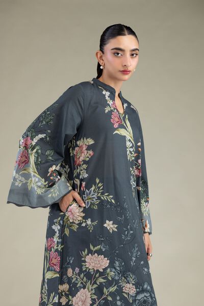 Printed | Cambric | Floral Cambric Kurta | GBP 40.00