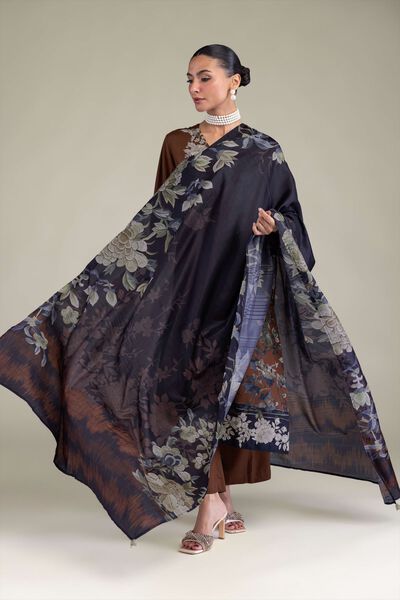 Embroidered | Polyester Silk | Dupatta | GBP 20.00