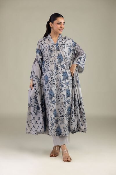 Printed | Cotton Dobby | Floral Longline Kurta | GBP 20.00