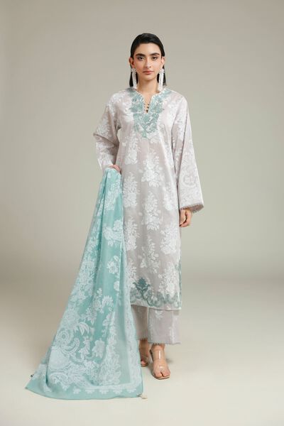 Embroidered | Lawn | Fabrics 3 Piece | GBP 40.00