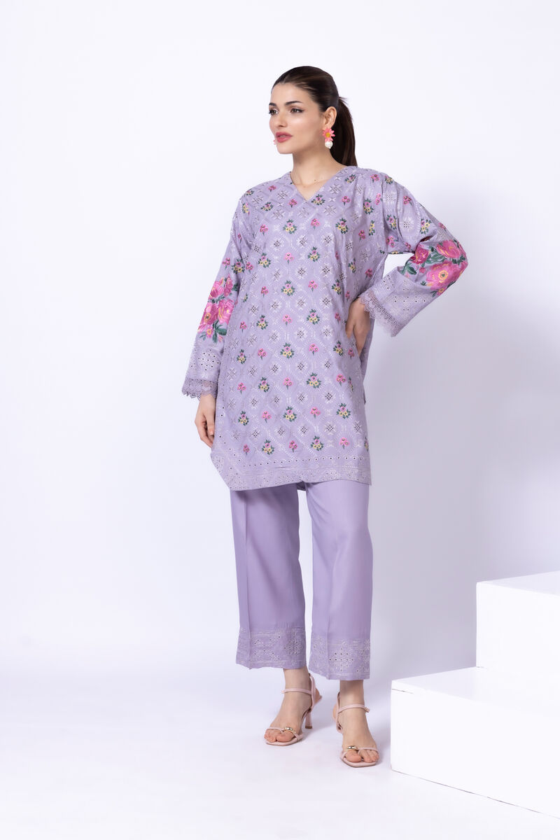 Embroidered | Viscose Oak Silk | Pants | GBP 20.00