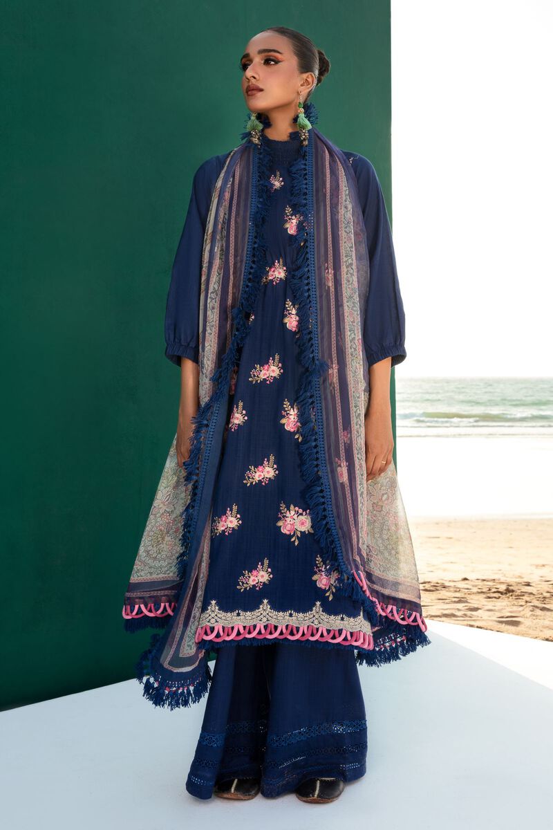 Embroidered | Crosshatch | Fabrics 3 Piece | null