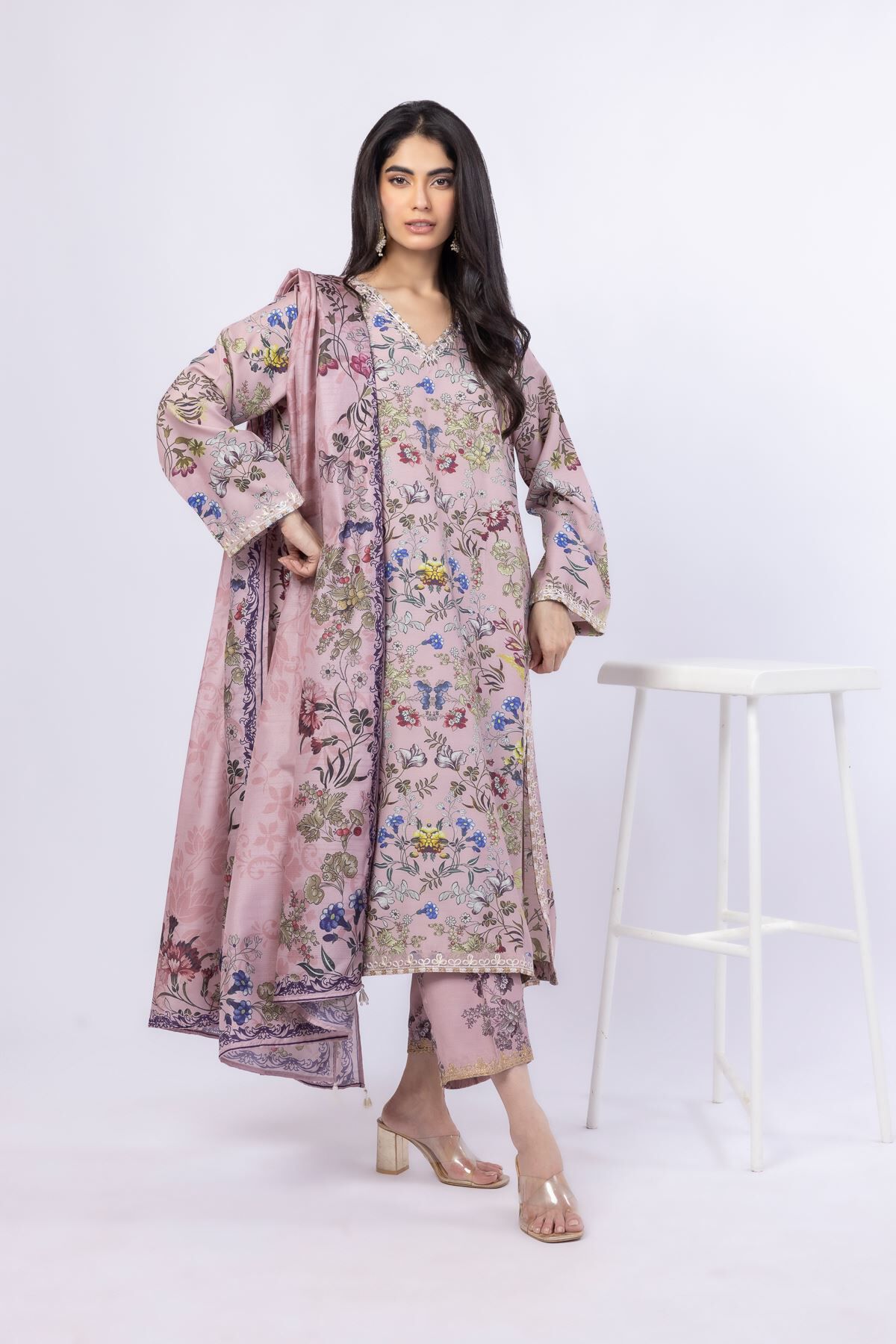 Buy Kurta | 0.0 N/A | 25-09-9S3-03TA-VG_MULTI | Khaadi United Kingdom