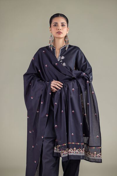 Embroidered | Lawn | Draped Geometric Dupatta | GBP 12.50