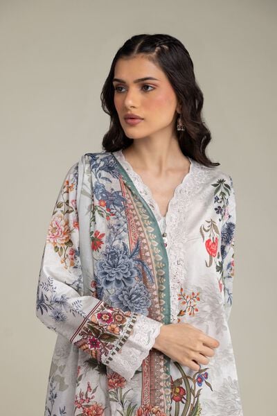 Embroidered | Cambric | Fabrics 3 Piece | GBP 45.00