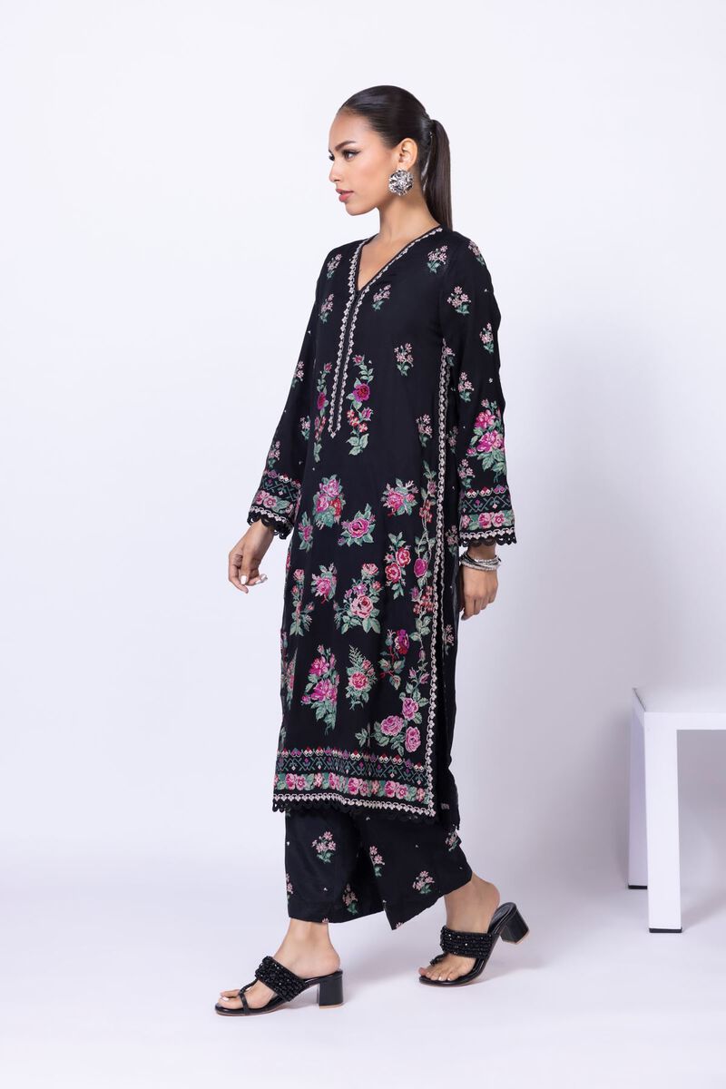 Embroidered | Polyester Crinkle Chiffon | Kurta | GBP 24.00