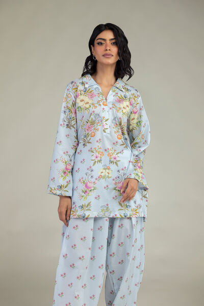 Embroidered | Cambric | Short V-Neck Kurta | GBP 21.00