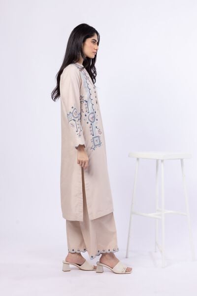 Embroidered | Raw Silk | Pants | GBP 20.00