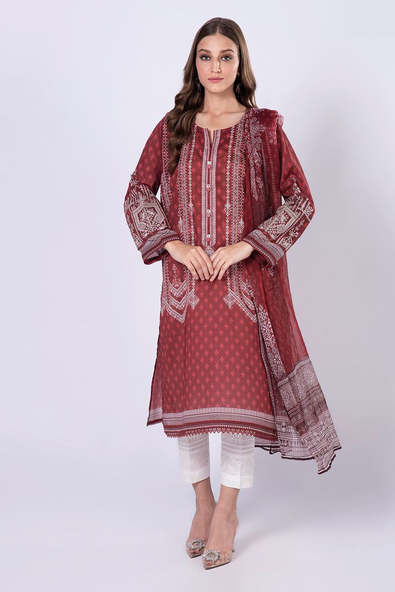 Cambric | Embroidered | Fabrics 2 Piece | Top Dupatta | null
