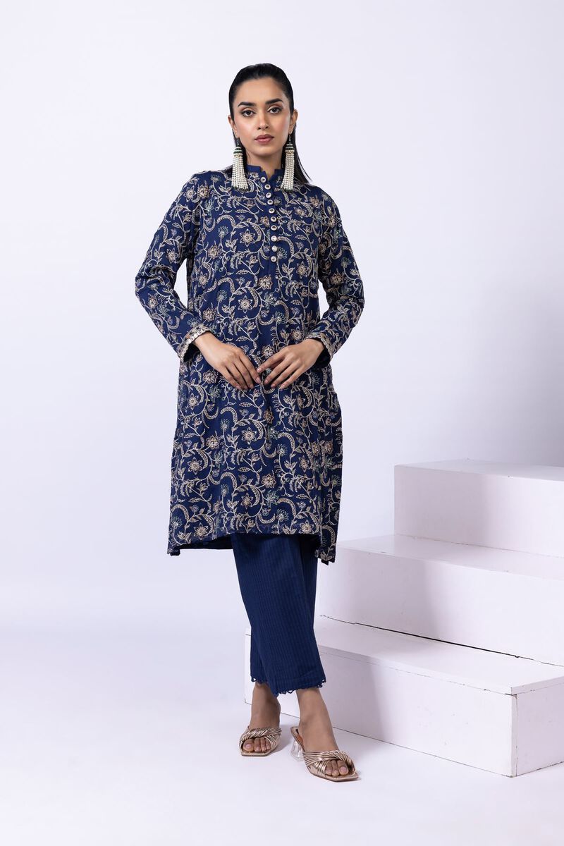 Embroidered | Polyester Crinkle Chiffon | Kurta | GBP 30.00