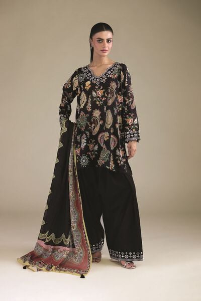 Embroidered | Cambric | Fabrics 3 Piece | GBP 40.00