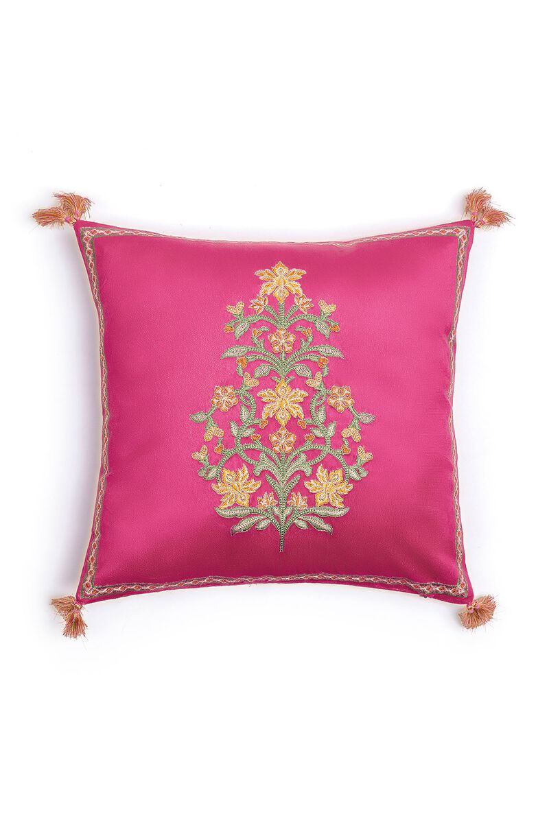Velvet | Embroidered | Cushion Cover | null