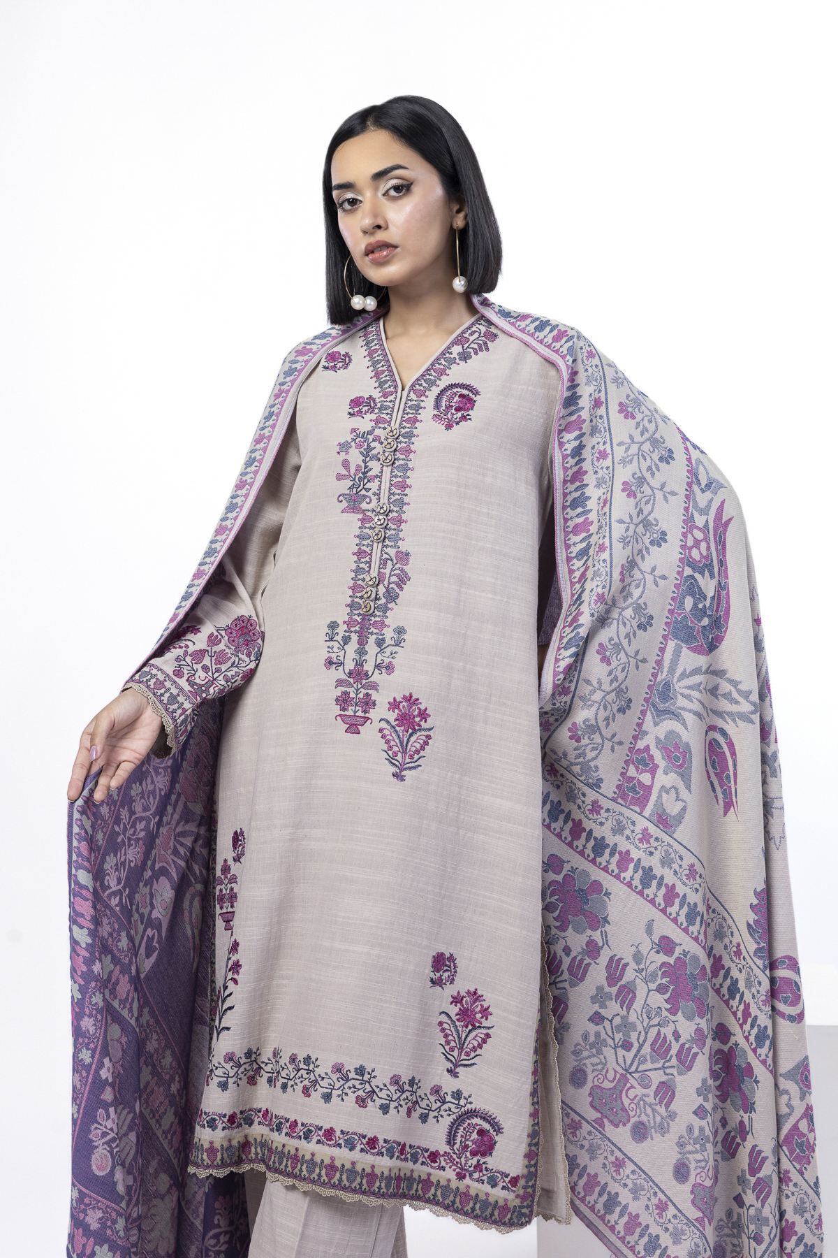 Buy Tailored 3 Piece | 0.0 N/A | KD03AST-VG_MULTI | Khaadi United