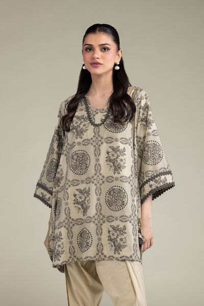 Printed | Cotton Viscose | Short Floral Kurta | GBP 15.00