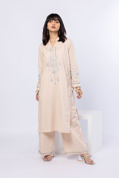 Embroidered | Cotton Dobby | Pants | GBP 17.00