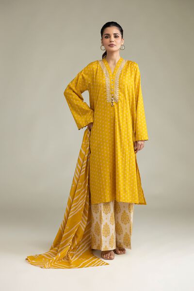 Embroidered | Cambric | Fabrics 3 Piece | GBP 40.00